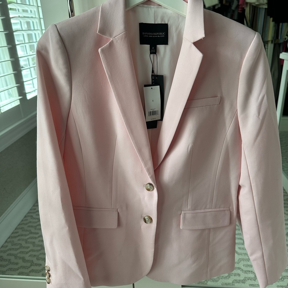 NWT Banana Republic Women's Pink Blazer